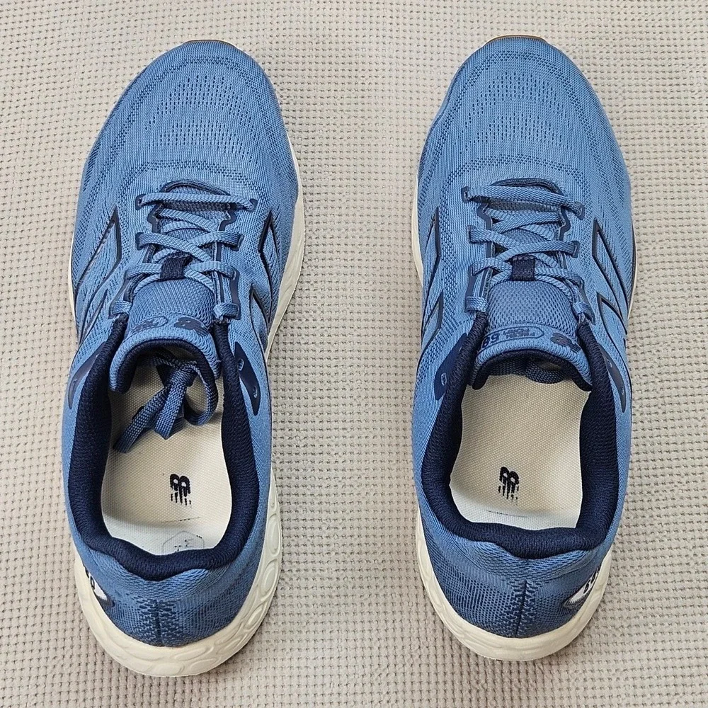 New Balance Fresh Foam 680v8 Mens Blue Running Shoes M680CS8 Size 13 2E Wide